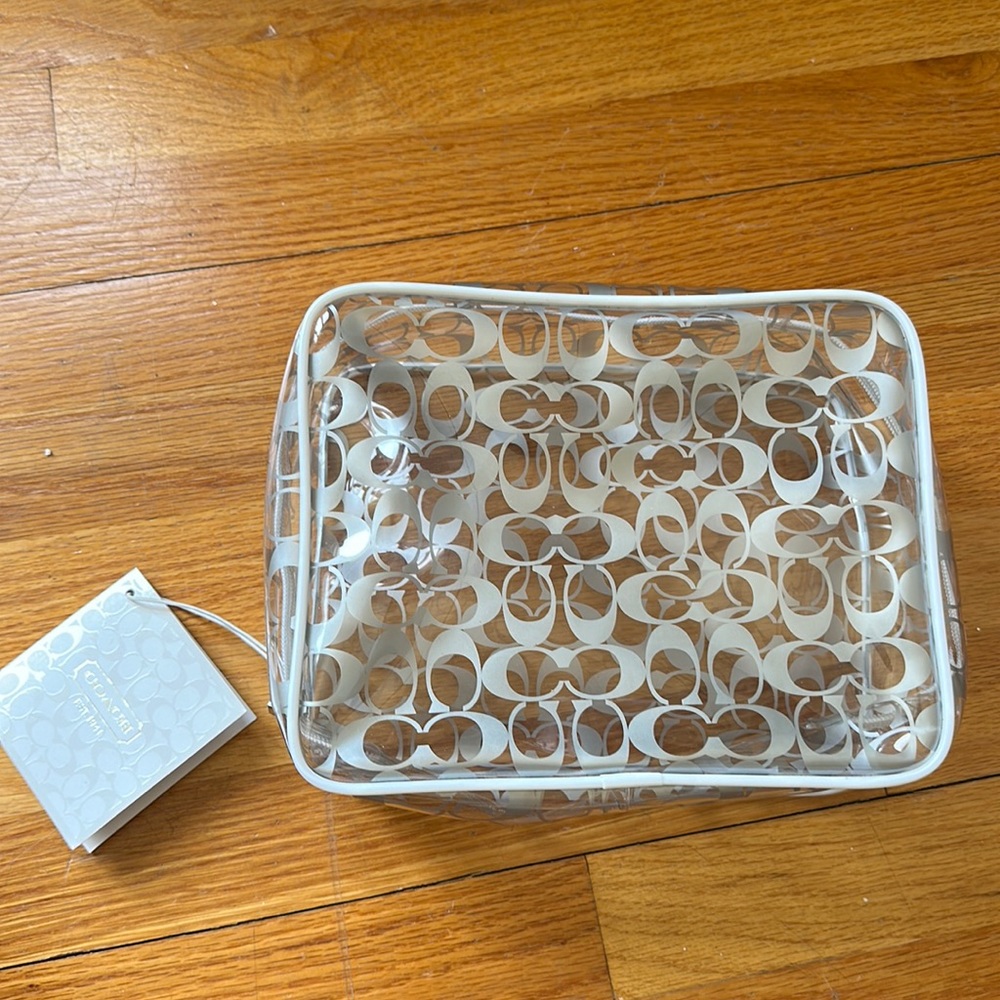Coach cosmetics bag